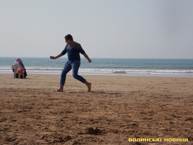 Футболіст в Агадирі